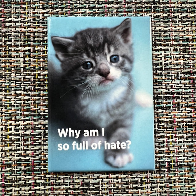 "Hateful Kitten" - Magnet