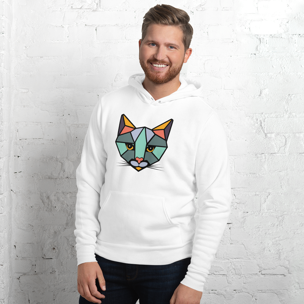"ROAR CATS" Pullover Hoodie - Winter White