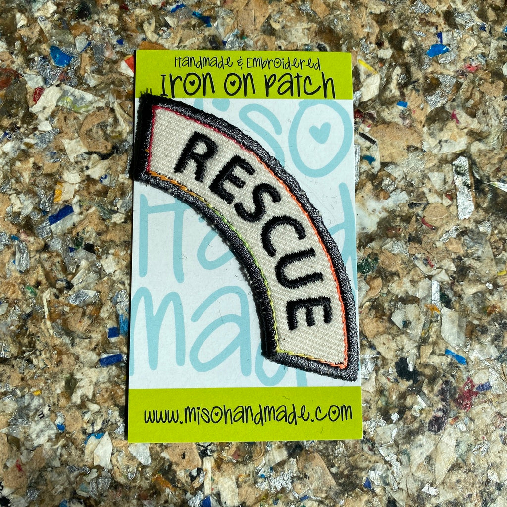 "Rescue" - Iron-On  Patch