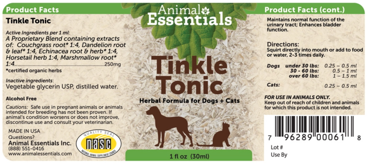 "Tinkle Tonic" - Herbal Pet Supplement