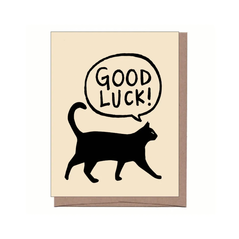 "Good Luck" - Greeting Card