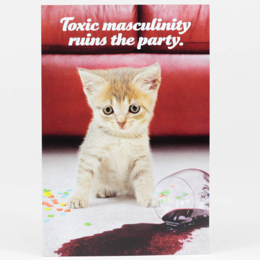 "Toxic Masculinity" - Postcard